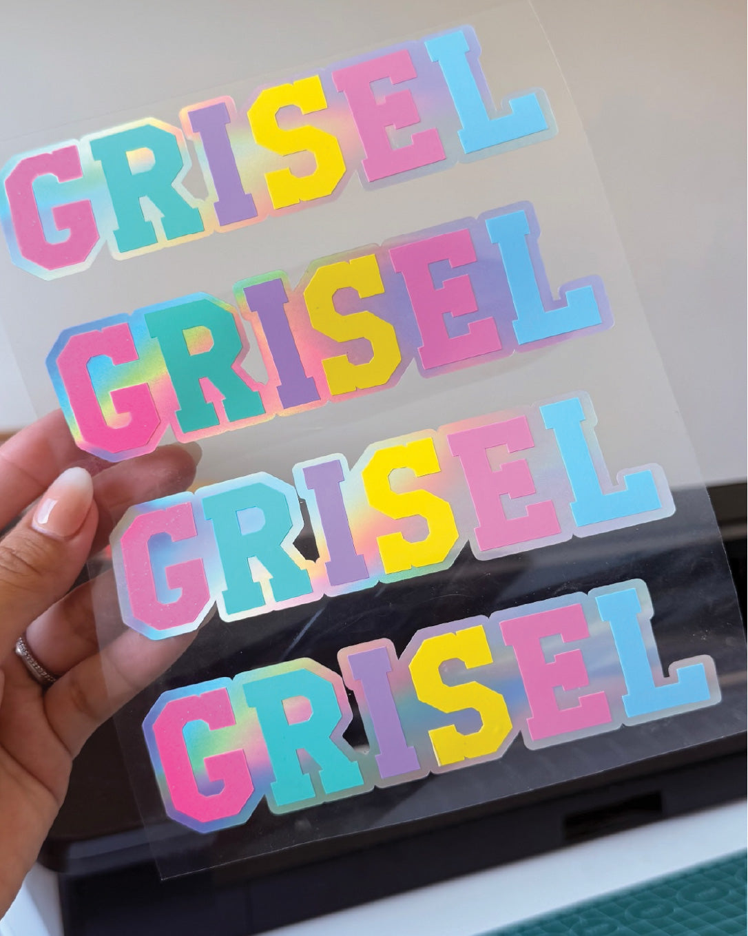 LUNCH BOX & BOTTLE DTF STICKERS etiquetas TRANSPARENTES para colocar nombre